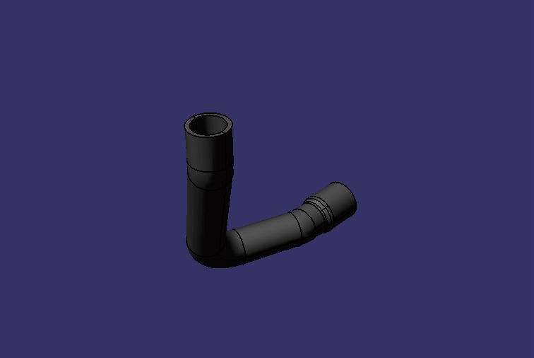 Special-shaped hose, Φ38-Φ45, EPDM rubber