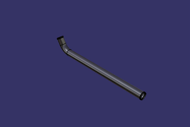 Special-shaped steel pipe (120°, Φ60, 125/850)