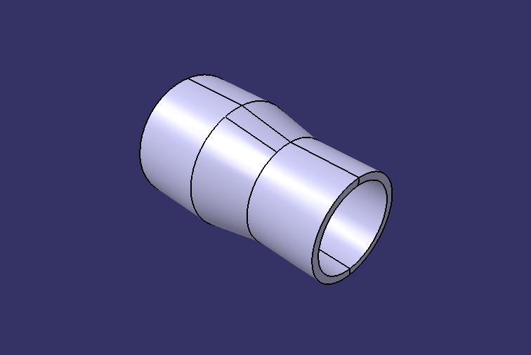 Molded straight hose, Φ60-Φ76, L=140, silicon