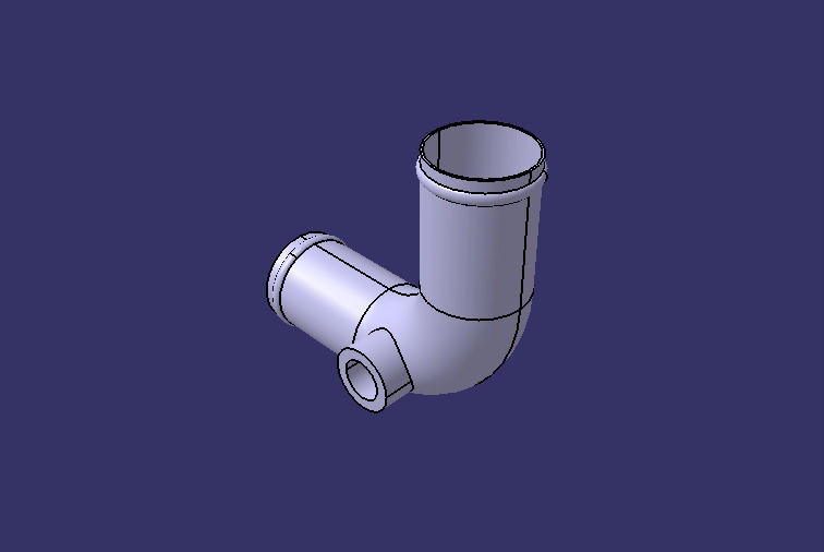 Right angle steel pipe, Φ45,110/110, with joints