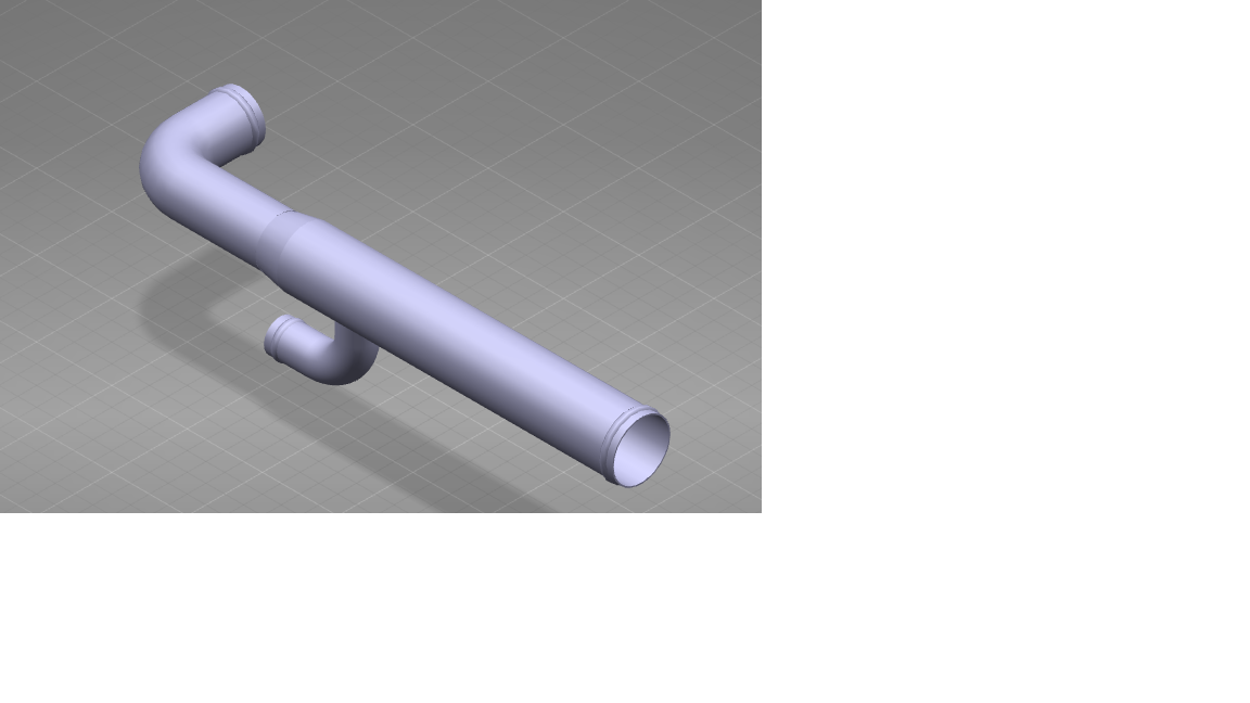 Right angle steel pipe, Φ38-Φ45, 70/380, with joints