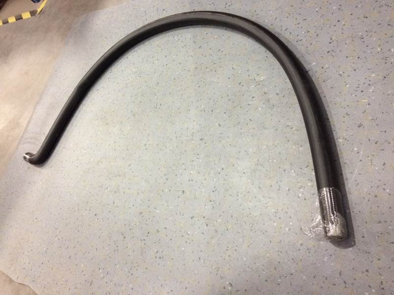 Угловой шланг, Φ 25 , 70 / 1500 , тройной класс A и C-1