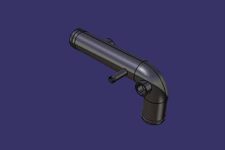 Прямоугольная стальная труба, Φ 50 , 100 / 250 , с суставами