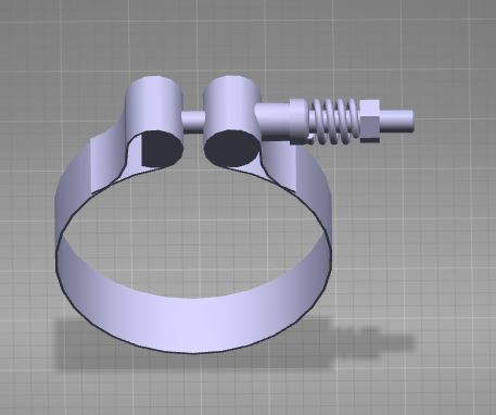 T-shaped hinge, suitable for outer diameter of hose Φ70 (66-74)-1