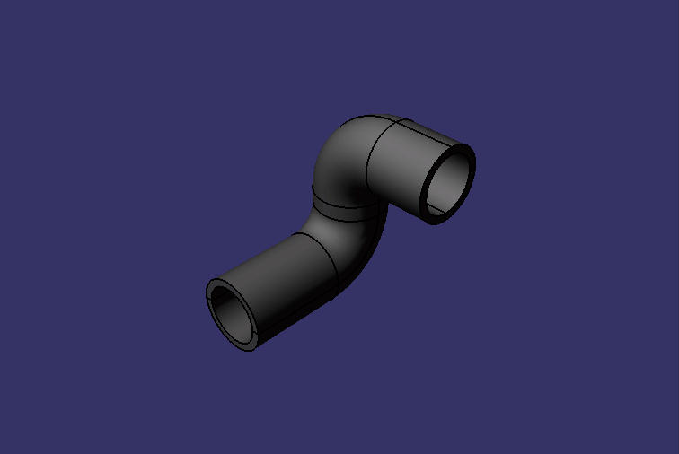 Special-shaped hose, Φ38, EPDM rubber