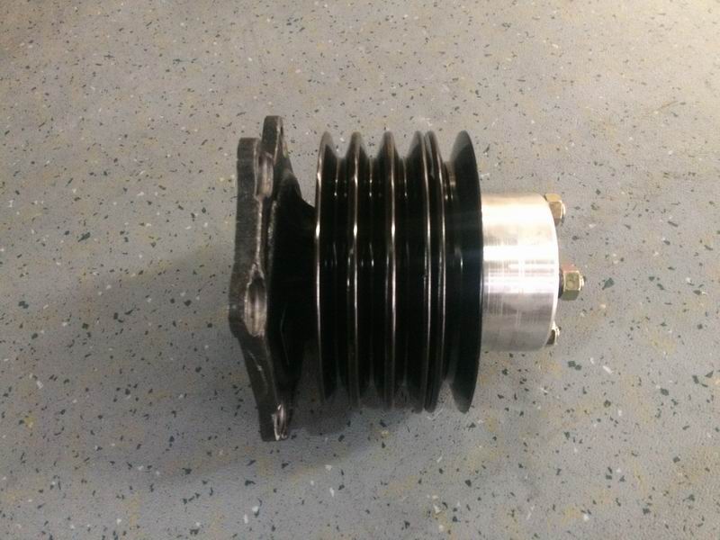 Water pump; with four-slot wheel-1