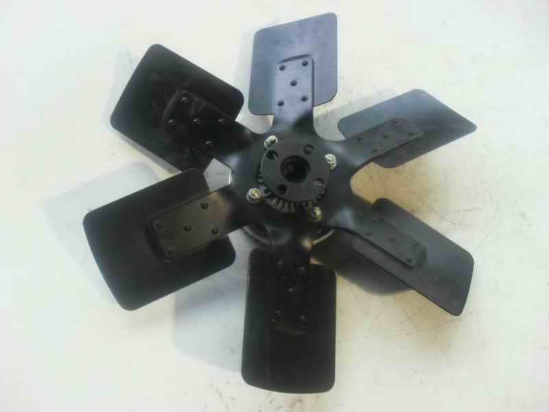 Fan assembly; with silicone oil clutch