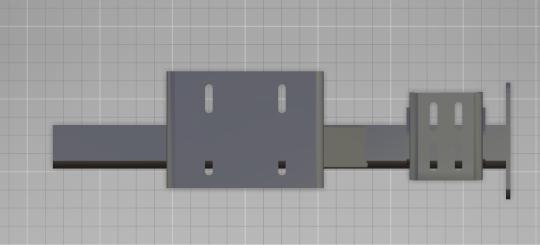 Fan fixing bracket, right horizontal-1