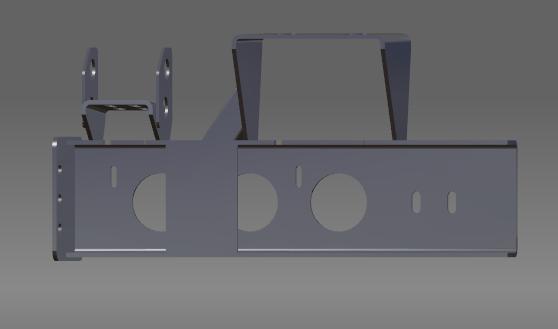 Fan fixing bracket, right horizontal-2