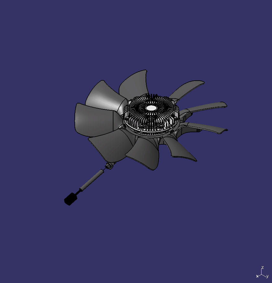 Вентилятор, 490, 64-4×11, силиконовое масло