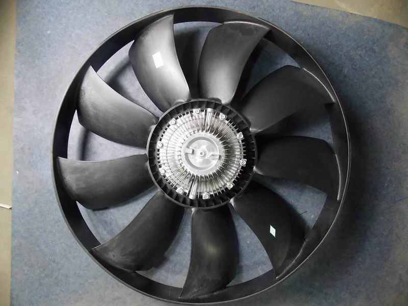 Вентилятор, ф 646 , ж 72 , тип всасывания с силиконовой муфтой