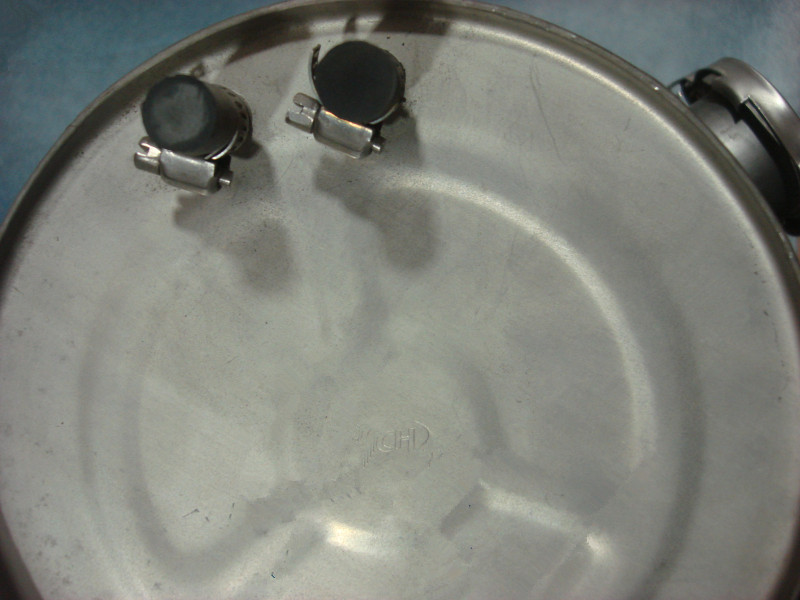 D Water expansion tank assembly (circle, 8L, fill on the left, drain on the right)-2