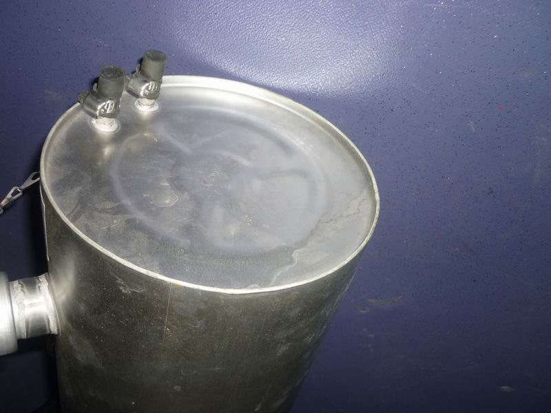 Расширительный бак для воды, круглый 13L , долейте воду справа, слейте воду слева-2