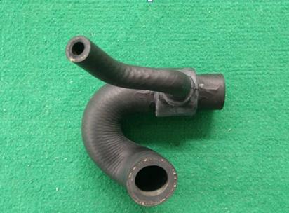 Connect the bent hose-observation tube