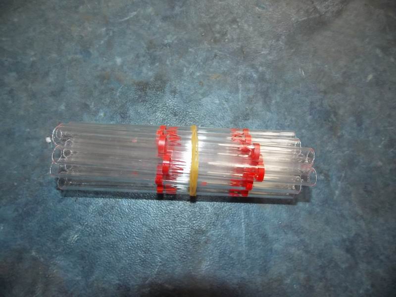 Water level display glass tube