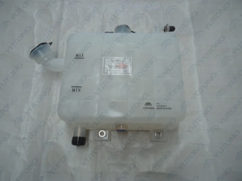 Expansion water tank, rectangular 3.6L plastic, filling on the left, drain on the left-1