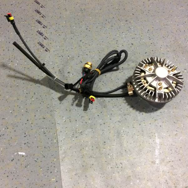 Fan electromagnetic clutch, front, two-speed-2