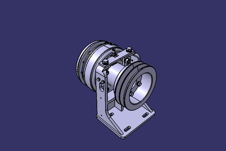 Fan electromagnetic clutch, rear, three-speed