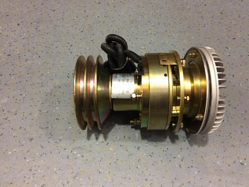 (Wuxi Chiron) Электромагнитная муфта трехскоростного вентилятора (с кронштейном)-2