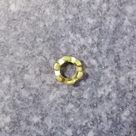 Hexagonal slotted nut