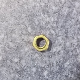Hexagonal slotted nut-2