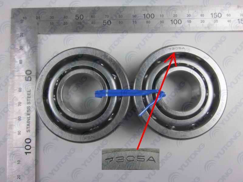 Double angular contact ball bearing-1