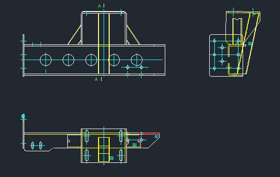 Fan fixing bracket assembly (left side) (process 20)