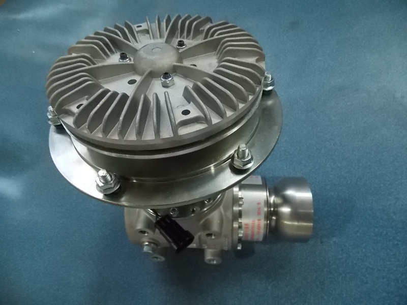 Angle transmission mechanism assembly with 3-speed electromagnetic clutch-2