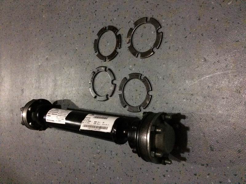 Cooling cage transmission shaft (lubricable, L=405)