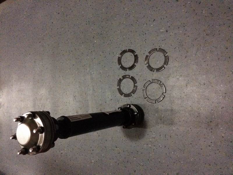 Cooling cage transmission shaft (lubricable, L=405)-1