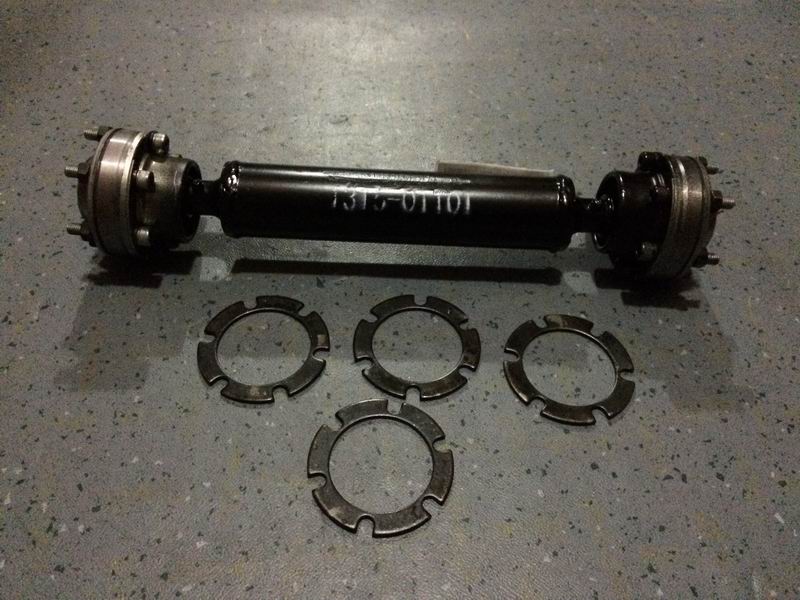 Cooling cage transmission shaft (lubricable, L=405)-2