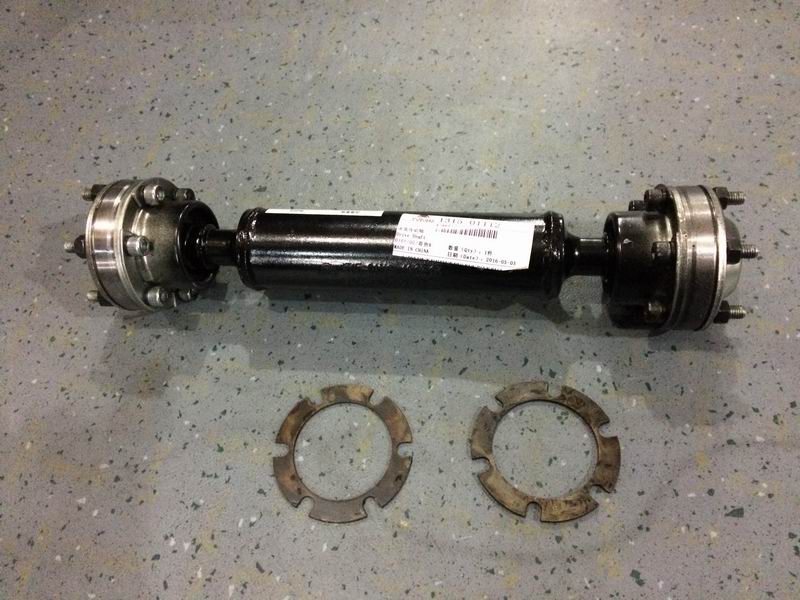 Cooling cage transmission shaft (lubricable, L=370)