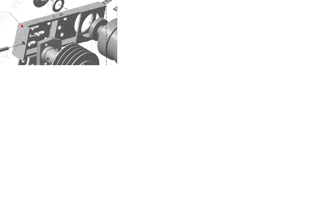 Drag plate welding parts