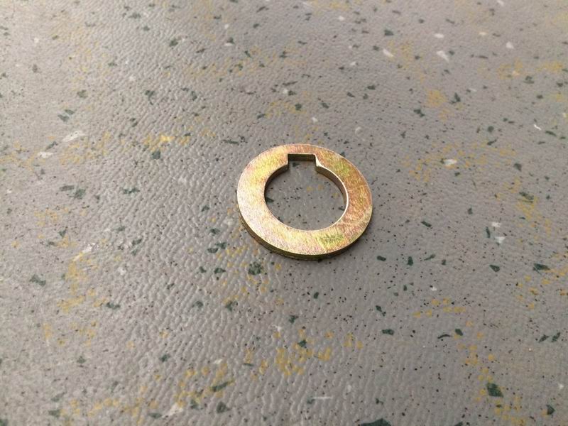 Fan shaft washer