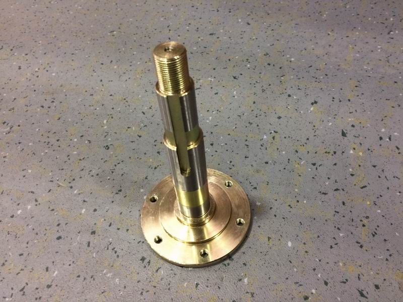 Electromagnetic clutch shaft