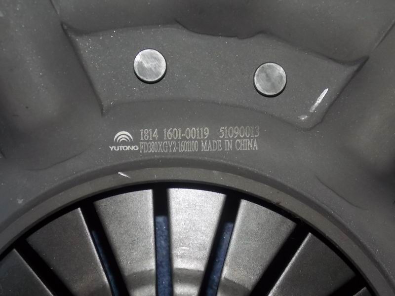 Clutch cover and pressure plate; Φ380