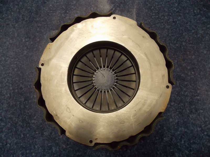 Clutch cover and pressure plate