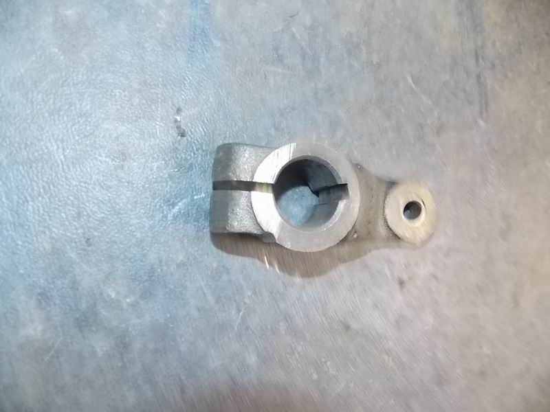 Clutch separation rocker arm; with wear-resistant bushing-1