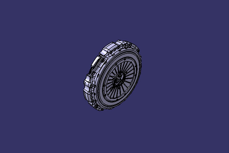 Clutch assembly, ￠430 pull type, 2-inch spline