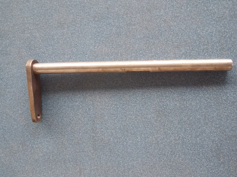 Separating fork shaft and separating rocker arm assembly