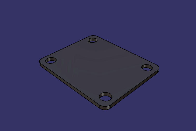Clutch Pump Bracket Plate (electrophoresis)