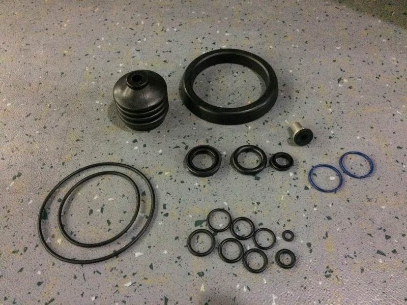 Clutch booster repair package; contains 24 pieces