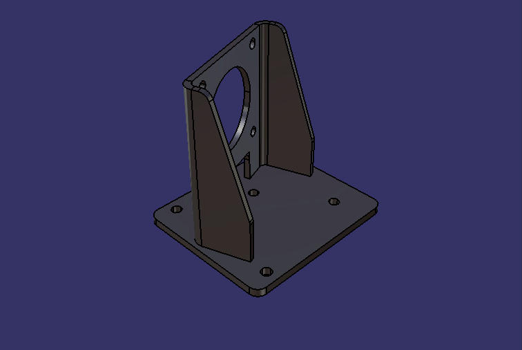 Clutch Pump Bracket (QJ605 Right-operated)