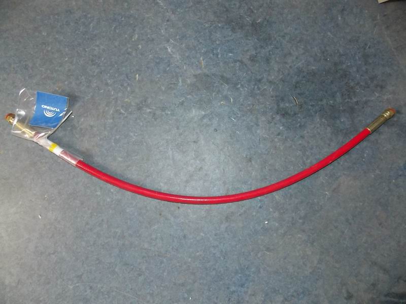 Clutch high-voltage hose, 800mm, both ends are straight through, M14*1.5