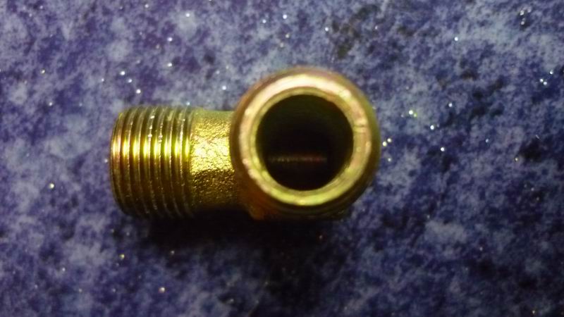 Relay valve air intake elbow-2