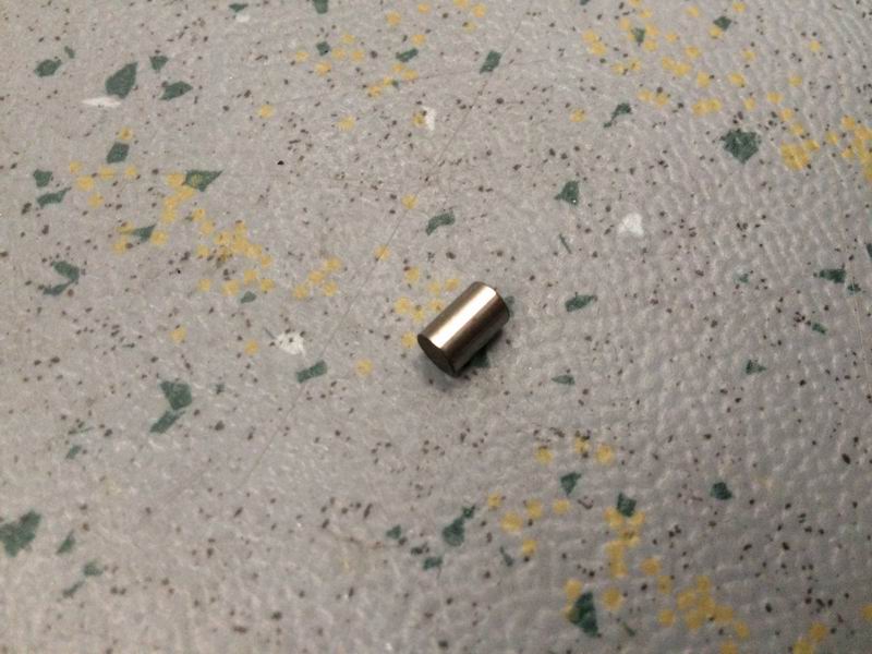 Thrust ring positioning pin