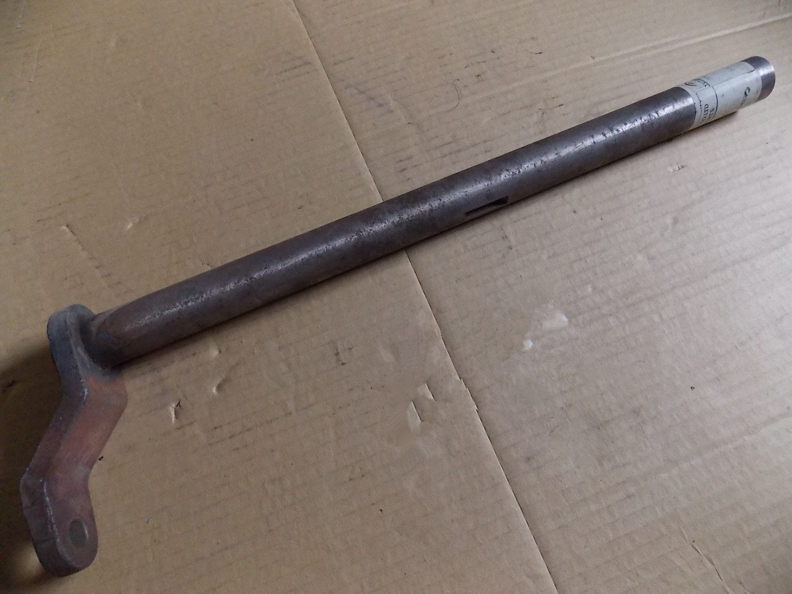 Separating fork shaft with back
