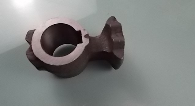 Fan-shaped self-locking block