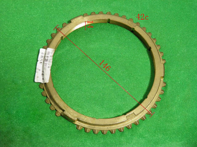 One-stage synchronization ring