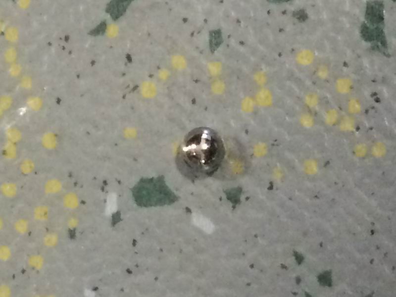 Locking pin steel ball
